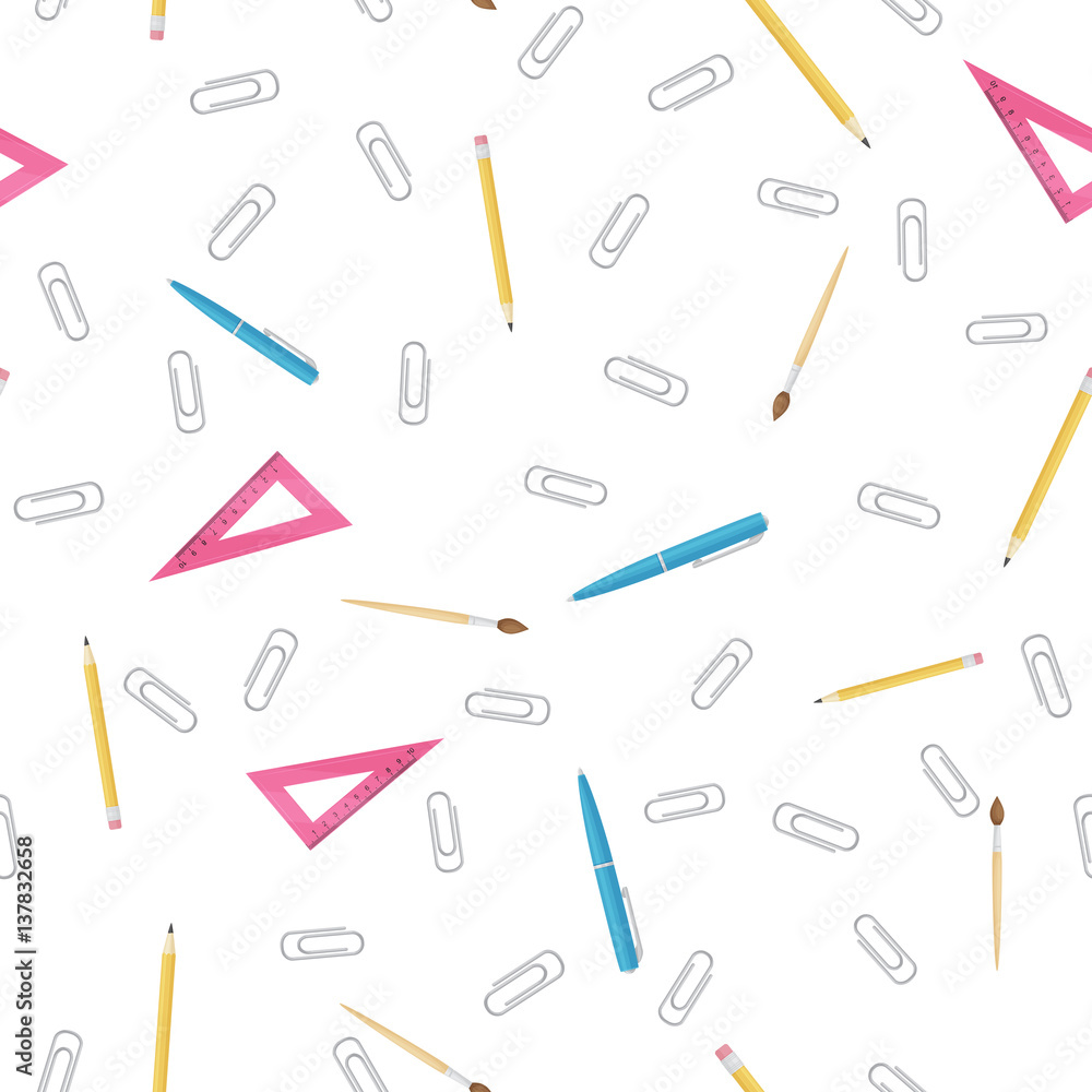 Office supplies pattern