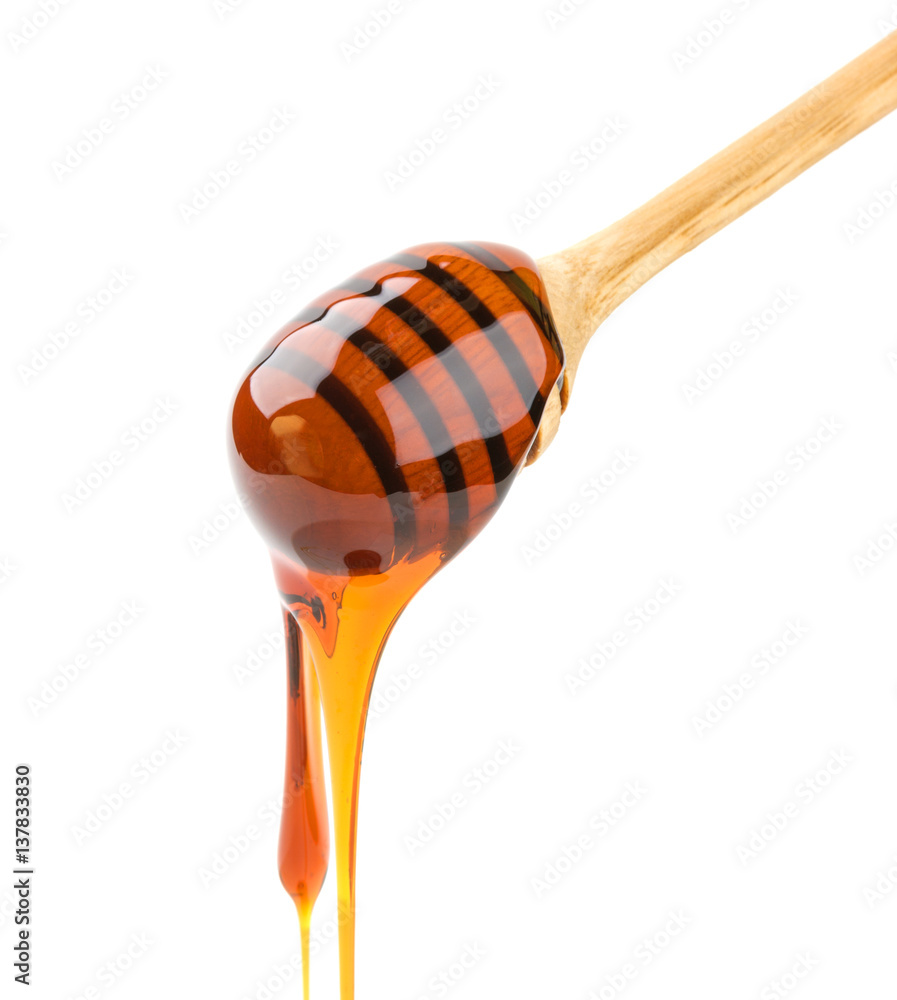 Honey stick isolated on white Honey stick isolated on white