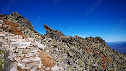 Slavkovsky Stit (Peak) in High Tatras mountains. Slovakia