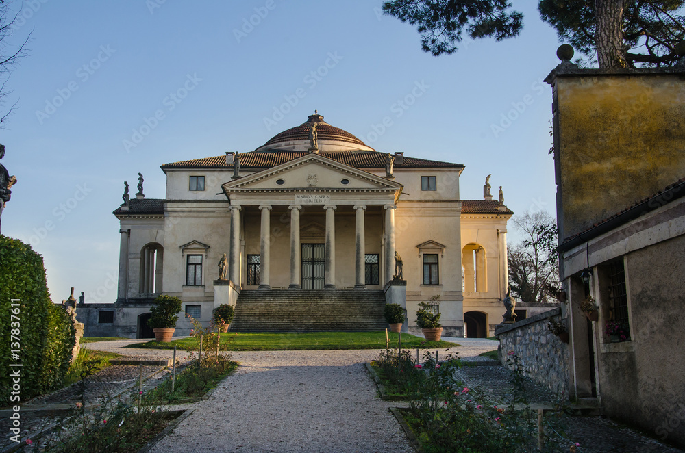 Italian villa from Andrea Palladio in Vincenza, Italy