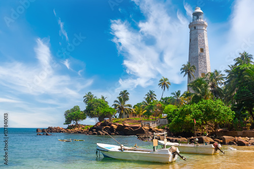 Sri Lanka, Lighthouse Dondra Head.