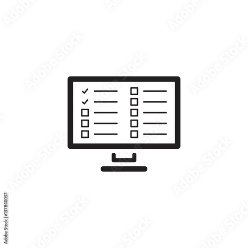 Online Health Tests and Medical Services Icon.
