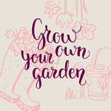 Garden season card