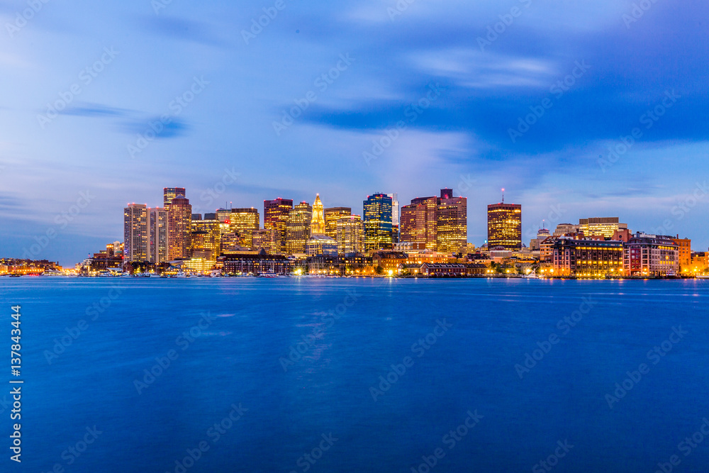 Obraz premium Skyline Boston