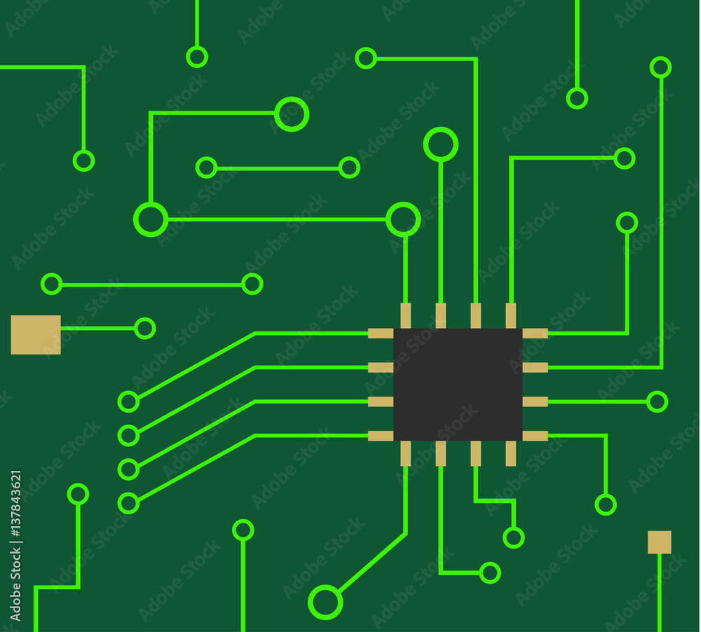 Microchip Vector Microchip Vector