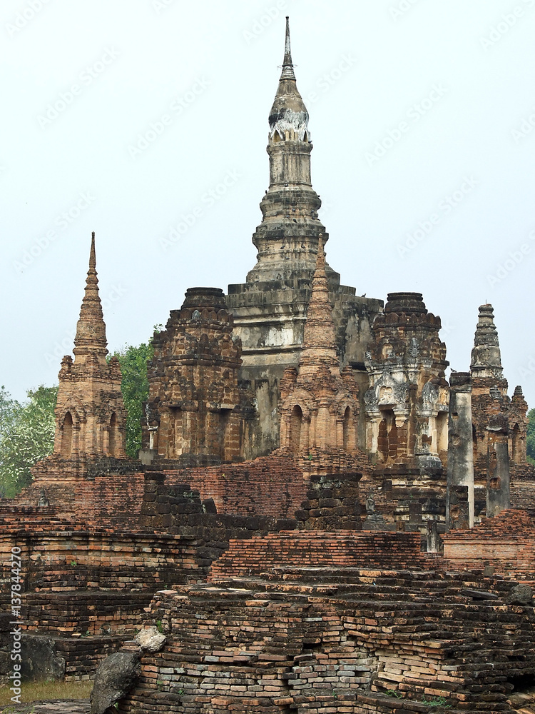 Obraz premium Thailand - Sukhothai - Wat Mahathat