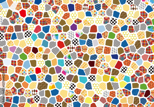 ラフ　模様　パターン