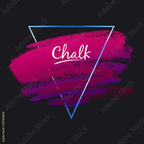 Textures of chalk and charcoal. Vector brush strokes. Soft pastel colors. Decorative frame. High resolution image. Grunge template. For registration of design projects.