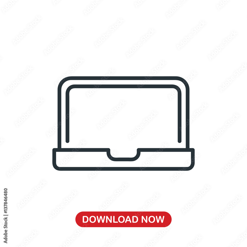 Laptop icon vector Laptop icon vector