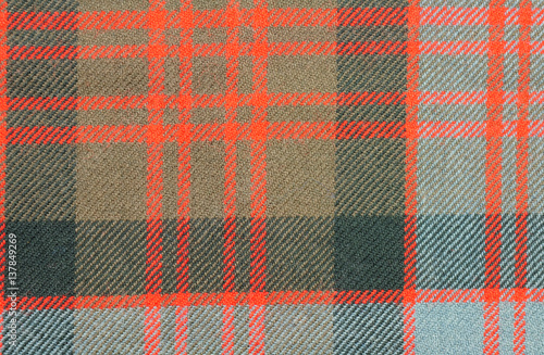 Traditional Scottish Donald Clan Tartan Wool Fabric