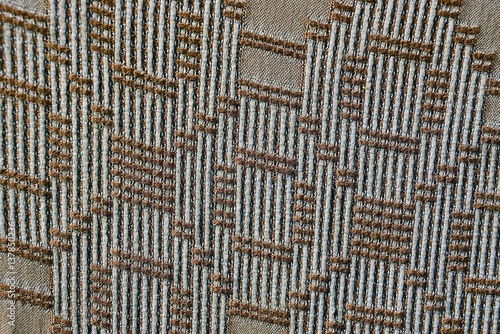 Коричневая текстура ткани с узором