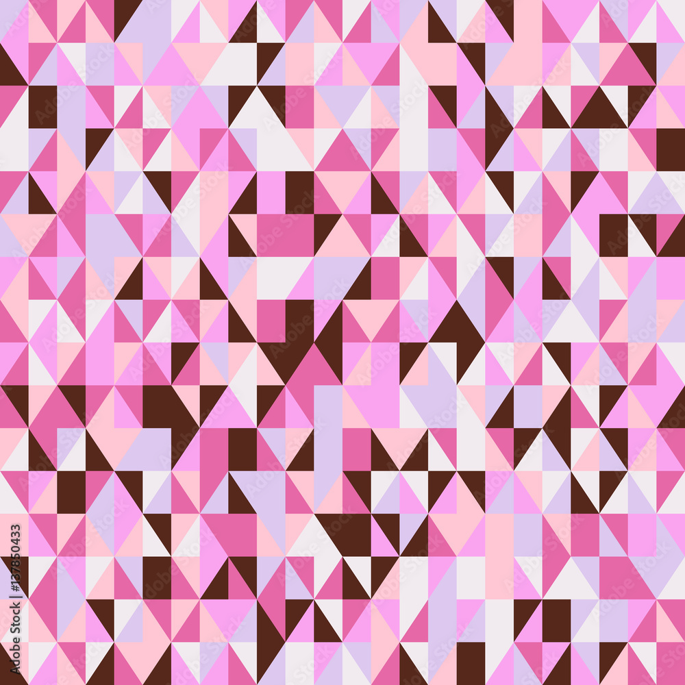 Colorful mosaic poly pattern Colorful mosaic poly pattern