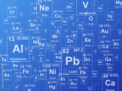 Chemical Elements Blueprint