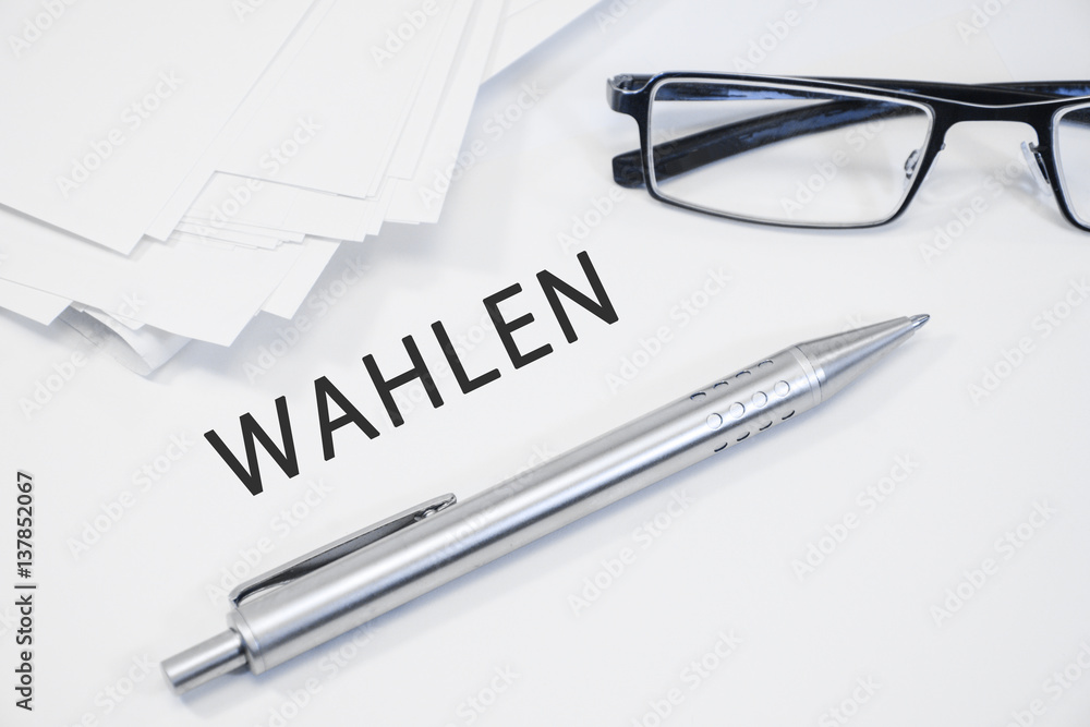 Fototapeta premium wahlen