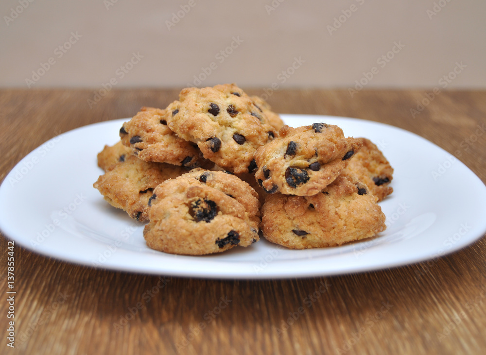 shortbread cookies on a white plate shortbread cookies on a white plate
