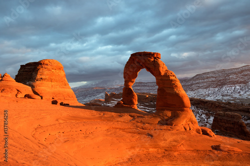 Delicate Arch at Sunset, Arches National Park, UT