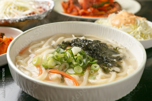 kalguksu. Noodle Soup 