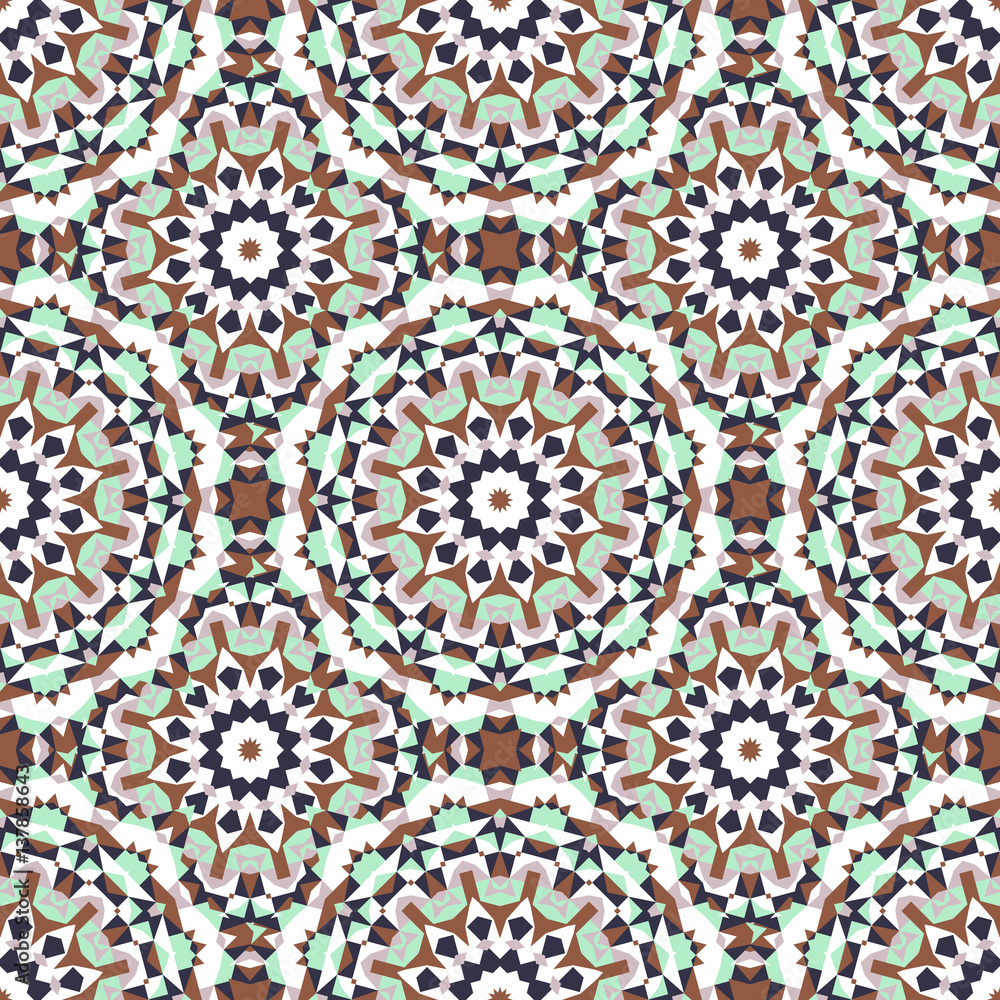 Boho chic colorful pattern
