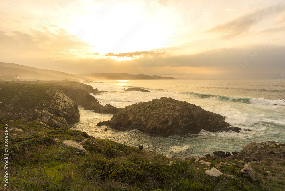 Fototapeta premium Coast of Arteixo (La Coruna, Spain).