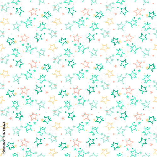 Pattern with stars