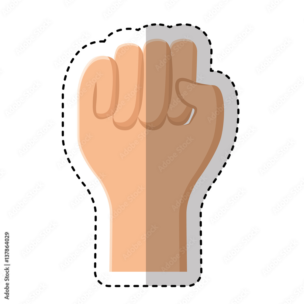 hand human fist icon vector illustration design hand human fist icon vector illustration design