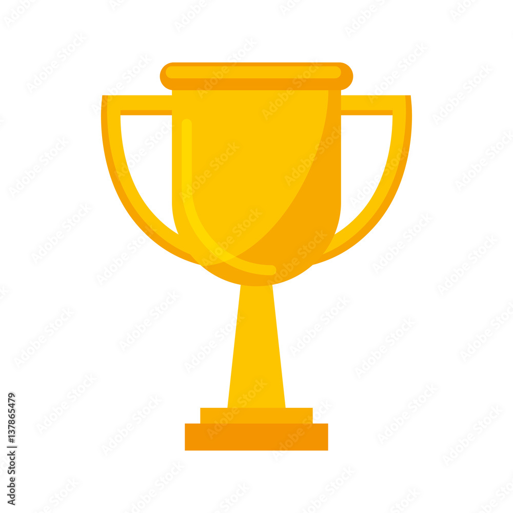 trophy award isolated icon vector illustration design trophy award isolated icon vector illustration design