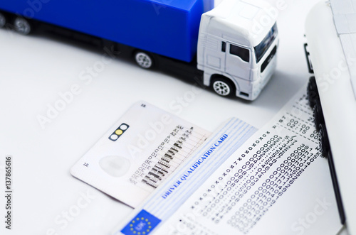 Lorry tachograph and money......