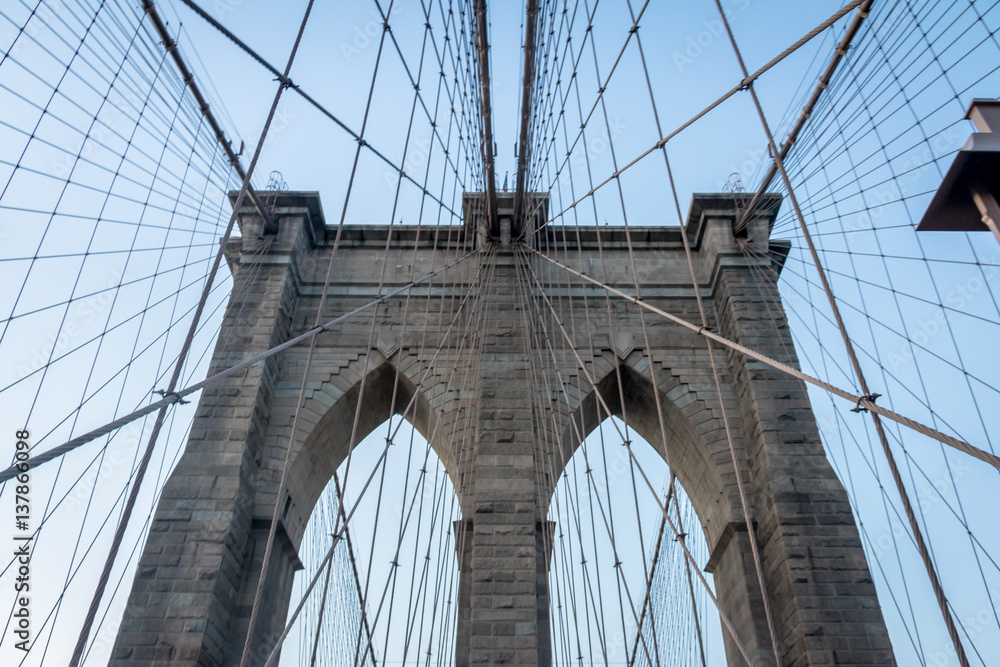 Fototapeta premium The Brooklyn Bridge - New York, USA