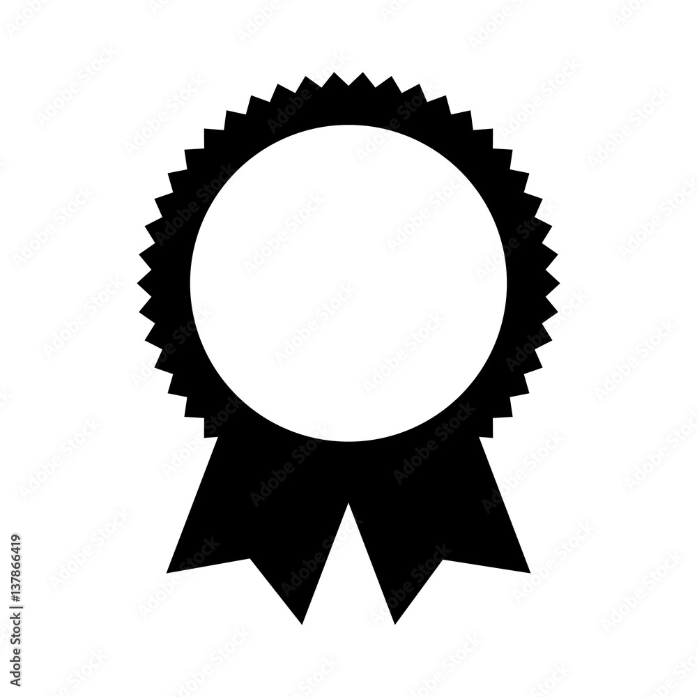 medal price award icon vector illustration design
