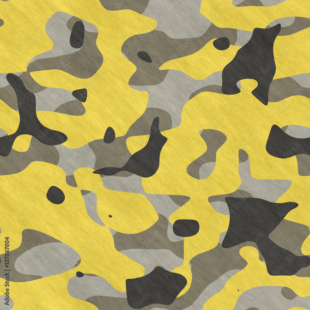 Fototapeta premium Seamless pattern of camouflage fabric