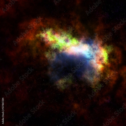 Fototapeta Naklejka Na Ścianę i Meble -  Nebulosity   of universe