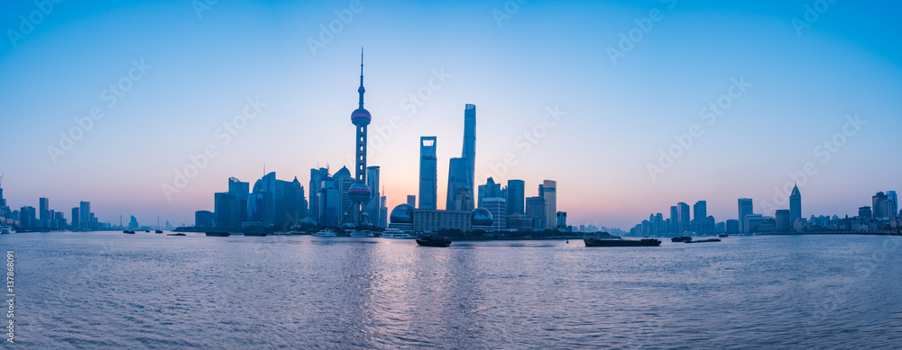 Fototapeta premium Shanghai skyline in China.