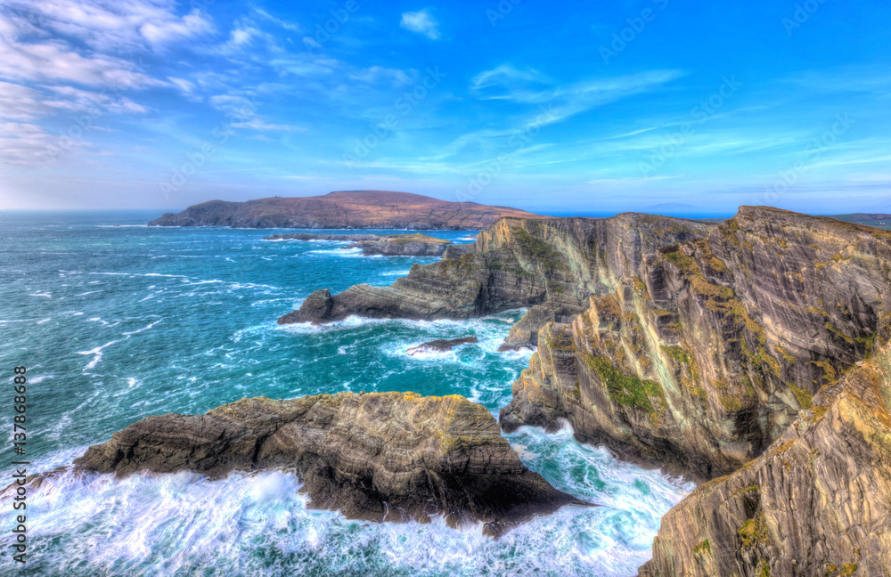 Εκτύπωση καμβά Cliffs of Kerry