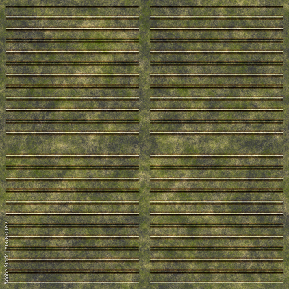 Fototapeta premium Seamless rusty metal grille pattern 