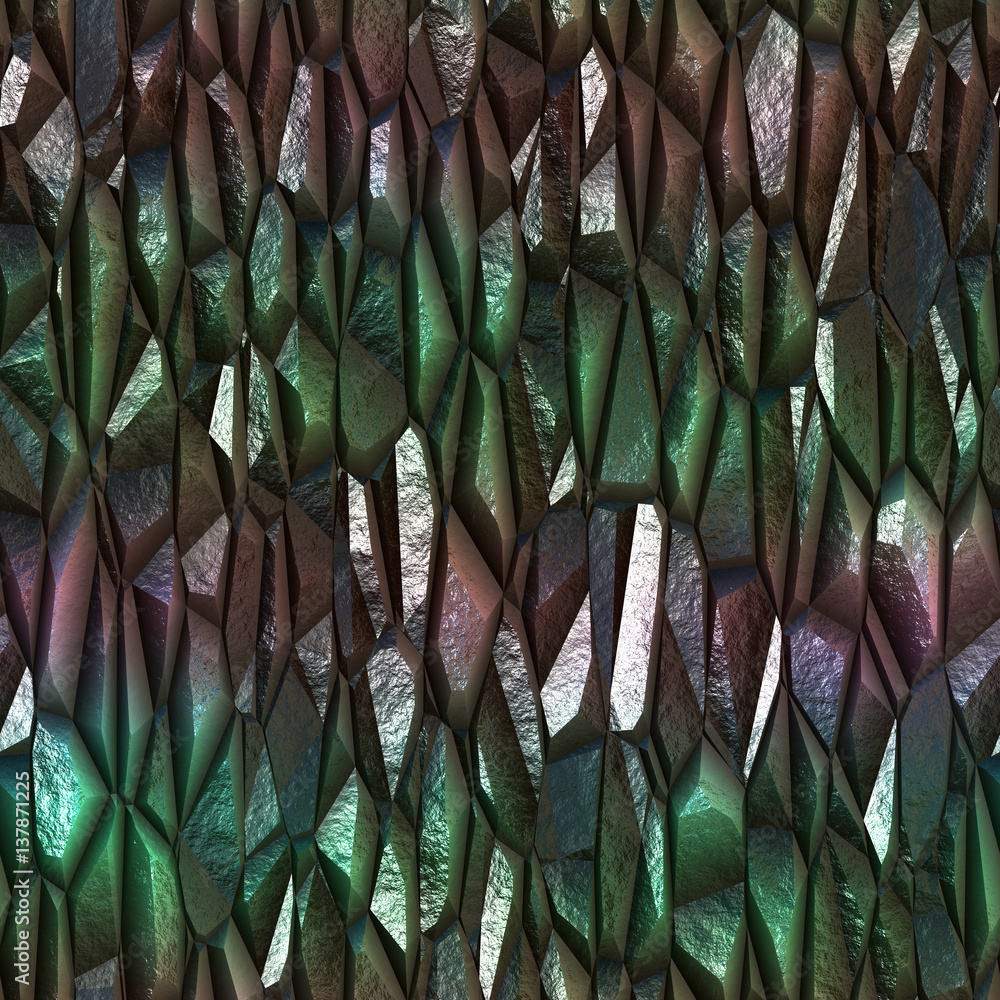 Seamless  pattern  of shine crystals