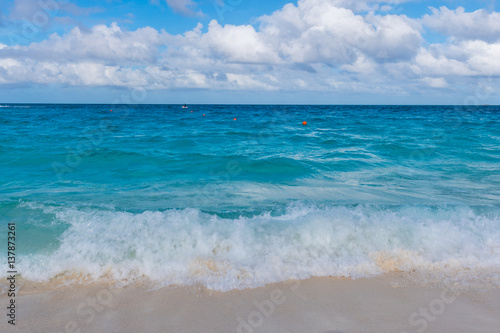 Beautiful beach in Nassau, Bahamas