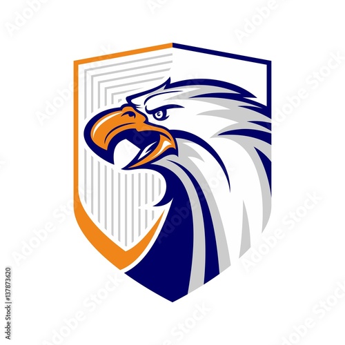 animal shield vector logo