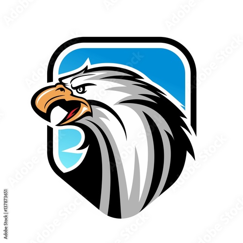 animal shield vector logo