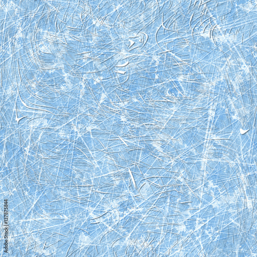 Seamless scratched skating ice pattern 