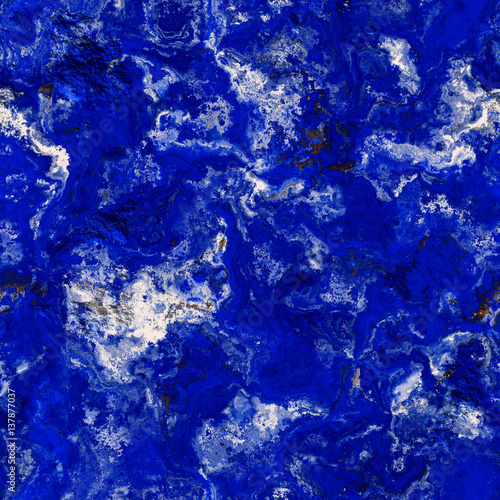 Fotografía Seamless  deep blue lapis lazuli pattern