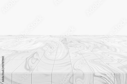 marble floor in perspective texture background.Interiors design. watercolor wash. 3d rendering
