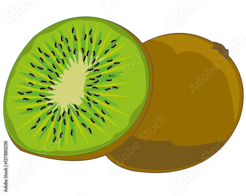 Tropical fruit kiwi