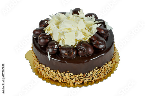 Yummy chocolate cake photo