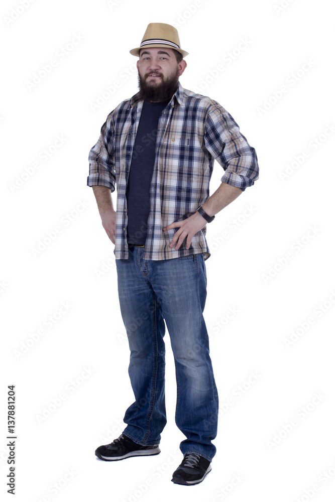 Young man with a beard Young man with a beard
