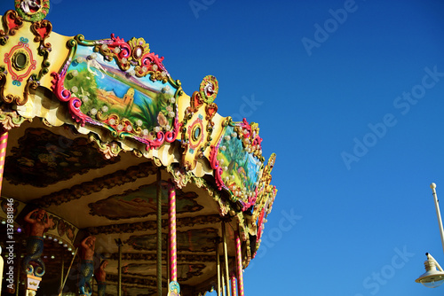 A carrousel on the french riviera