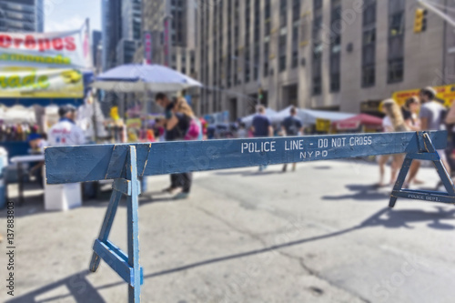 Police delimitation, in NYC