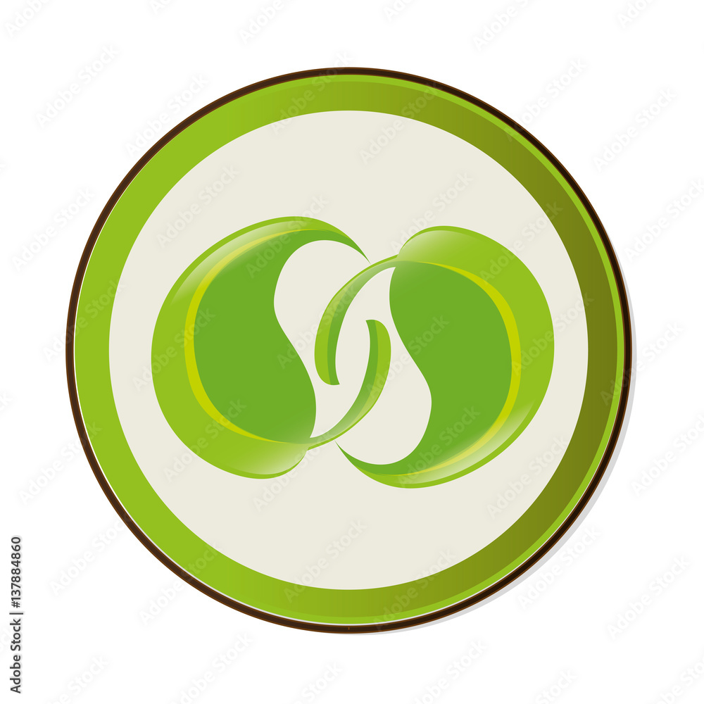 leafs plant ecology symbol vector illustration design leafs plant ecology symbol vector illustration design