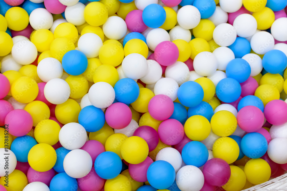 Pile of colorful plastic balls Pile of colorful plastic balls