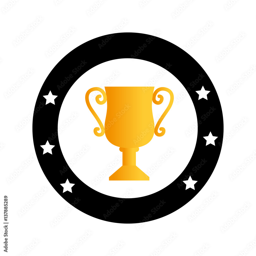 trophy winner isolated icon vector illustration design trophy winner isolated icon vector illustration design