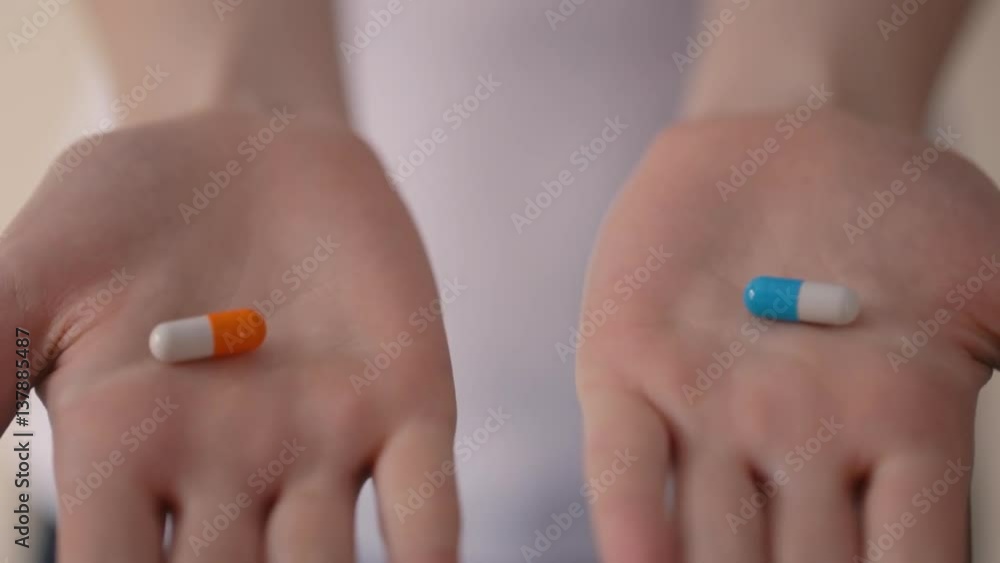 woman decide what kind of pill to take woman decide what kind of pill to take